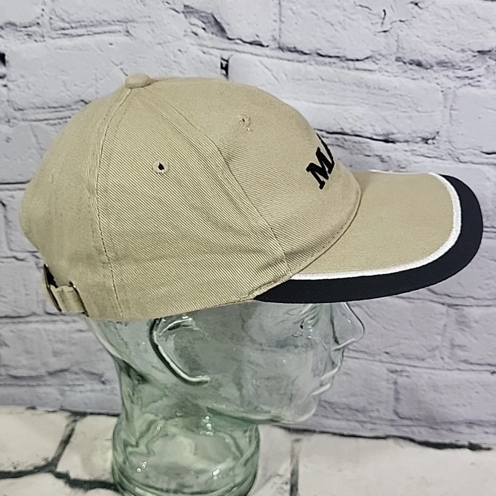 Surfware Maui‎ Hawaii Hat Beige OSFA Strapback Turtle Logo Travel Souvenir Cap